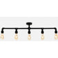 Industrial 5 Way Bar Ceiling Light - No Bulbs